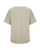 Immagine di BACHATA - Tshirt manica corta beige con scritta e stampa