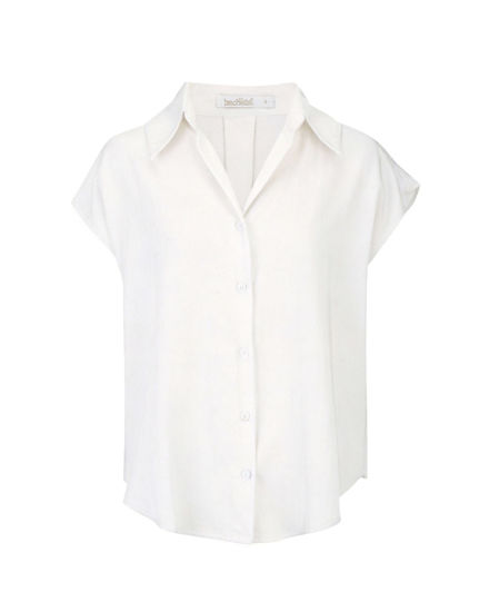 Immagine di BACHATA - Camicia smanicata bianca