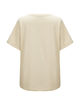 Immagine di BACHATA - Tshirt manica corta ivory con scritta e stampa