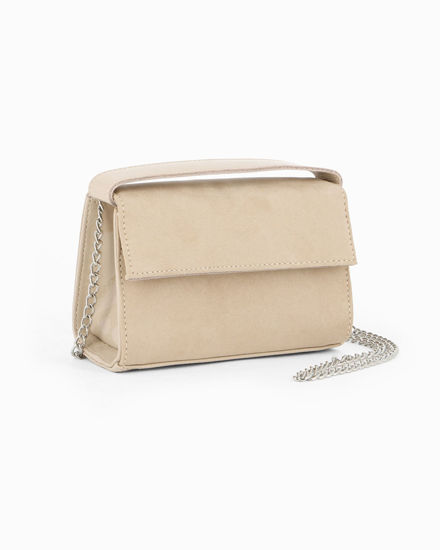 Immagine di TATOO - MINIBAG BEIGE IN CAMOSCIO UN MANICO - 2034