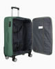 Immagine di JAGUAR - TROLLEY VERDE IN TESSUTO CON DOPPIA TASCA FRONTALE, COMBINAZIONE TSA E 4 RUOTE