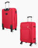 Immagine di JAGUAR - TROLLEY ROSSO IN TESSUTO CON DOPPIA TASCA FRONTALE, COMBINAZIONE TSA E 4 RUOTE