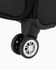 Immagine di JAGUAR - TROLLEY NERO IN TESSUTO CON DOPPIA TASCA FRONTALE, COMBINAZIONE TSA E 4 RUOTE