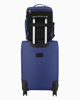 Immagine di JAGUAR - TROLLEY BLU IN TESSUTO CON DOPPIA TASCA FRONTALE, COMBINAZIONE TSA E 4 RUOTE