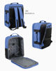 Immagine di JAGUAR - TROLLEY JEANS IN TESSUTO CON DOPPIA TASCA FRONTALE, COMBINAZIONE TSA E 4 RUOTE