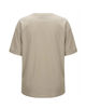 Immagine di BACHATA - Tshirt manica corta beige con taschino e scritta