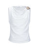 Immagine di BACHATA - Tshirt smanicata con dettaglio metallico