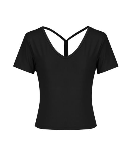 Immagine di BACHATA -Tshirt manica corta nera