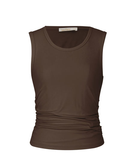 Immagine di BACHATA - Tshirt smanicata marrone