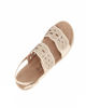 Immagine di MISS GLOBO - Sandalo panna con doppio strappo e sottopiede in memory soft