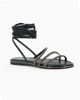 Immagine di MISS GLOBO - Sandalo canna fucile lace-up con cinturini in strass