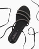 Immagine di MISS GLOBO - Sandalo canna fucile lace-up con cinturini in strass
