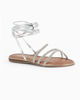 Immagine di MISS GLOBO - Sandalo argento lace-up con cinturini in strass