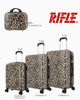 Immagine di RIFLE - TROLLEY LEOPARDATO 4 RUOTE IN ABS CON COMBINAZIONE TSA