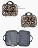 Immagine di RIFLE - TROLLEY LEOPARDATO 4 RUOTE IN ABS CON COMBINAZIONE TSA