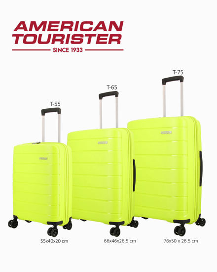 Immagine di AMERICAN TOURISTER - TROLLEY LIME 4 RUOTE IN ABS CON COMBINAZIONE TSA