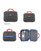 Immagine di CHARRO - TROLLEY NERO 4 RUOTE IN ABS CON DETTAGLI COLORATI