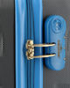 Immagine di CHARRO - TROLLEY NERO 4 RUOTE IN ABS CON DETTAGLI COLORATI