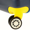 Immagine di CHARRO - TROLLEY BLU 4 RUOTE IN ABS CON DETTAGLI COLORATI