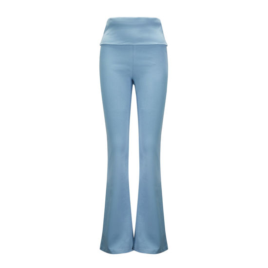 Immagine di BACHATA - Pantalone azzurro a zampa