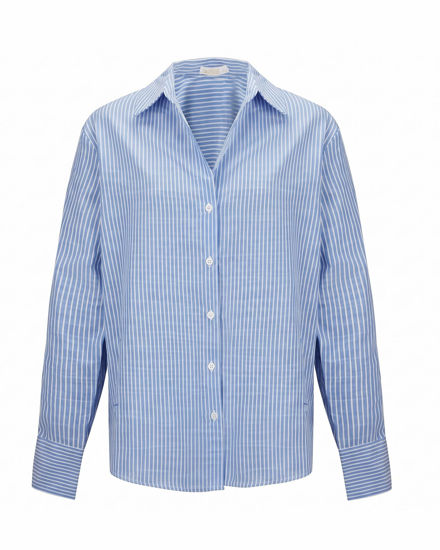 Immagine di BACHATA - Camicia manica lunga celeste