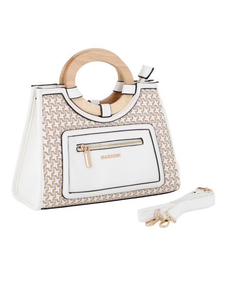 Immagine di BORSA IN PAGLIA 2MANICI 3ZIP