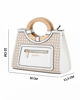 Immagine di BORSA IN PAGLIA 2MANICI 3ZIP