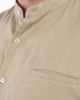 Immagine di CAMICIA MANICA CORTA COREANA IN LINO