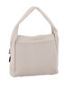 Immagine di DAVID JONES - Borsa hobo traforata marrone chiaro con foulard decorativo