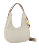 Immagine di DAVID JONES - Borsa hobo bag grigio chiaro con charm