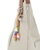 Immagine di DAVID JONES - Borsa hobo bag grigio chiaro con charm