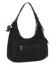 Immagine di DAVID JONES - Borsa hobo a spalla nera con tasca laterale