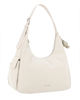 Immagine di DAVID JONES - Borsa hobo a spalla bianco mandorla con tasca laterale