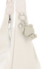 Immagine di DAVID JONES - Borsa hobo a spalla bianco mandorla con tasca laterale