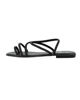 Immagine di MISS GLOBO - Sandalo infradito nero con strass