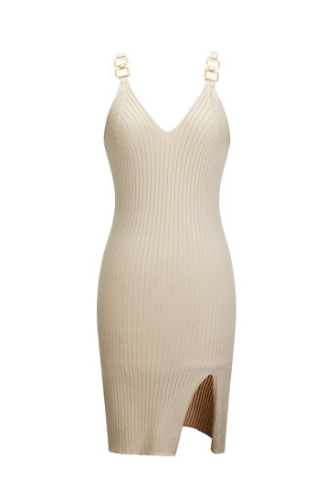 Immagine di BACHATA - Vestitino spalla stretta beige