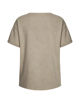 Immagine di BACHATA - Tshirt manica corta beige con strass