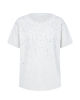Immagine di BACHATA - Tshirt manica corta bianca con strass