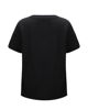 Immagine di BACHATA - Tshirt manica corta nera con strass
