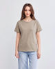 Immagine di BACHATA - Tshirt manica corta beige con strass