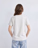 Immagine di BACHATA - Tshirt manica corta bianca con strass