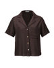 Immagine di BACHATA - Camicia mezza manica con taschino marrone