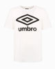 Immagine di UMBRO -  T-shirt mezza manica bianco con logo nero in jersey