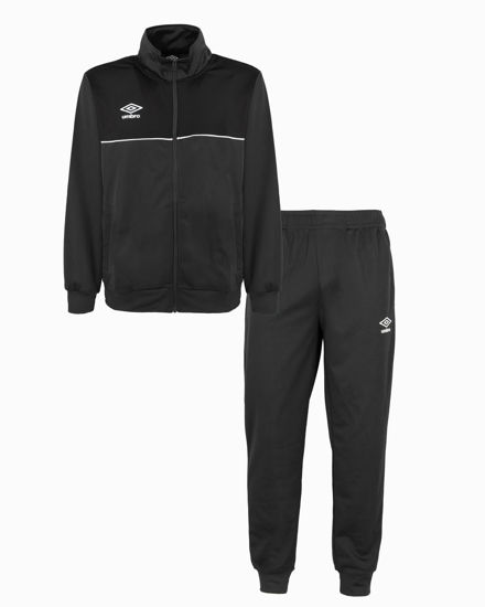 Immagine di UMBRO - Tuta full zip nera acetata
