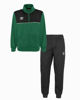 Immagine di UMBRO - Tuta full zip verde e nera acetata