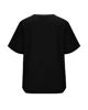 Immagine di BACHATA - Tshirt manica corta nera con scritta e strass