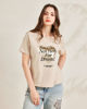 Immagine di BACHATA - Tshirt manica corta con stampa beige