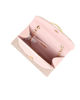 Immagine di DIVAS - Borsa pochette da cerimonia oro rosa con strass e manico rotondo in metallo