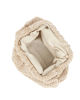 Immagine di DIVAS - Borsa pochette taupe intrecciata effetto paglia