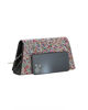Immagine di DIVAS - Borsa pochette nera con strass multicolor , manico e catena metallo